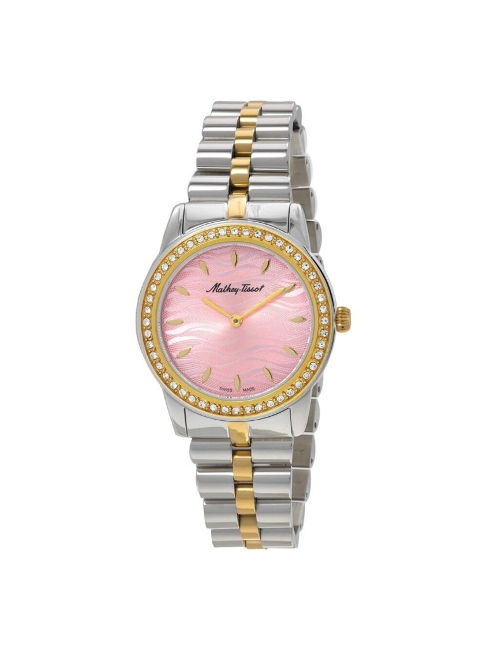 NWT Mathey-Tissot Artemis Quartz Pink Dial Ladies Watch